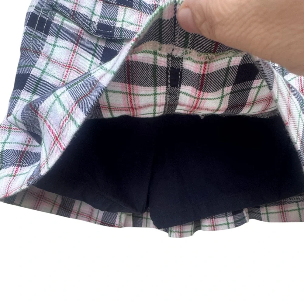 Gymboree Plaid Skirt with Shorts & Pockets size 6